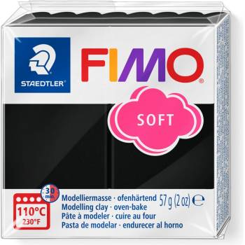 Image 1 of FIMO Полимерна глина Staedtler Fimo Soft, 57 g, черен 9 (21895-А-ЧЕРЕН)