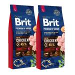 Brit Premium By Nature Adult L 2x15кг