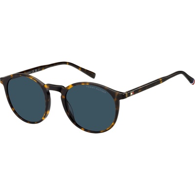 Tommy Hilfiger Слънчеви очила Tommy Hilfiger Men's Round Sunglasses - Havana