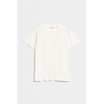Gant tričko Reg Med Tonal Shield SS TShirt biele