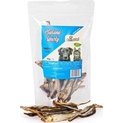 NATURECA pochoutka Šproty sušené 6-8 cm 70 g
