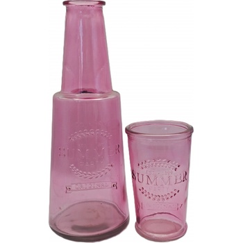 Dakls Karafa se skleničkou růžová 800 ml + 280 ml