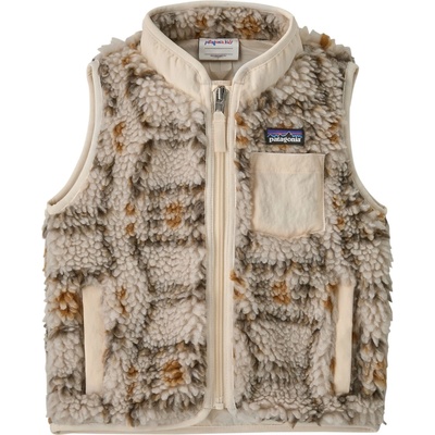 Patagonia Детски поларен елек Patagonia Kid's Baby Retro-X Vest Fleece vest - Snowshoe Hare: Natural - размер 3 Years (703-6203-0715)