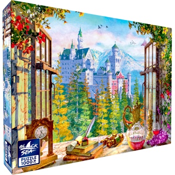 Image 1 of Black Sea Пъзел Black Sea Premium от 1000 части - Гледка към замъка Нойшванщайн (BS72301)