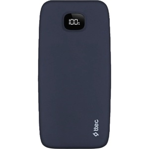 Ttec Портативна батерия ttec - ChargeUp Pro LCD, 10000 mAh, тъмносиня (8694470829302)