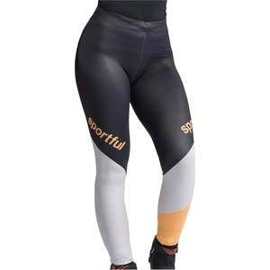 Sportful Дамски панталон за ски бягане Sportful Women's Apex 2 Tight Cross-country ski trousers - Black / White / Solar Burst (103-3085-0114)