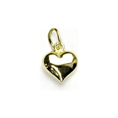 Čištín Zlatý přívěsek,srdce, žluté zlato P 822