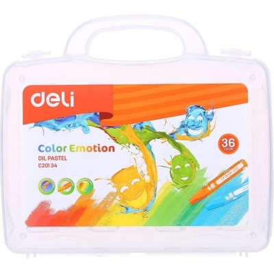 Пастели 36 цв. пластик Deli Color Emotion 20134