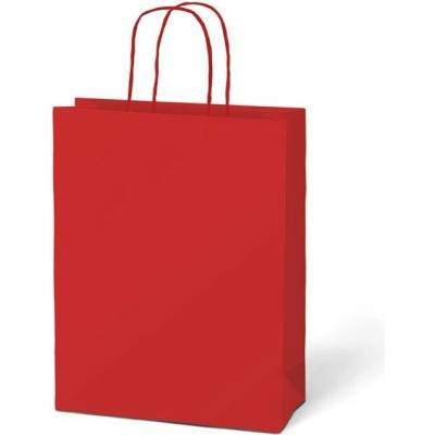 MFP Taška dárková T5 kraft 260x320x100 červená