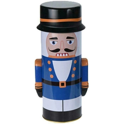 Excellent Houseware Kovová nádoba na potraviny Nutcracker1 24,5x8,5 cm modrá