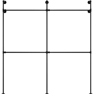 Walteco Systém Rusticline DARIO II DOUBLE - šatní sestava, montáž do stěny, 2200x2320mm