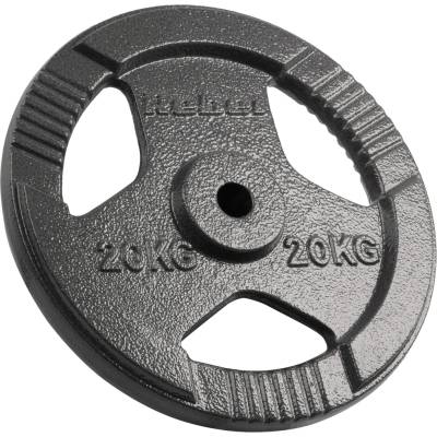 Rebel Active L-RBA-2137 Liatinový kotúč na činku 20 kg 31 mm s úchopmi
