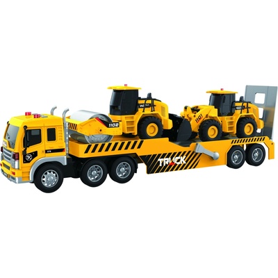 Wiky ťahač s efektmi set so stavebnými strojmi 48 cm