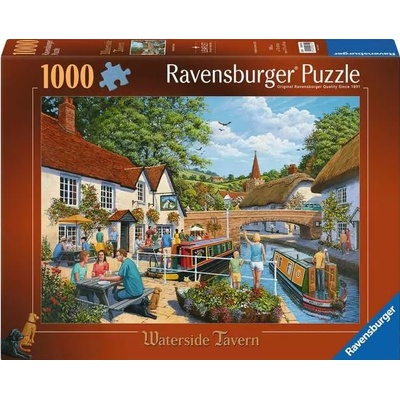 Ravensburger Пъзел Ravensburger от 1000 части - Таверна до Реката (12000315)