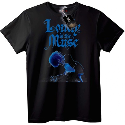 NOONEBRAND Тениска Lommy е Музата - XL, Black