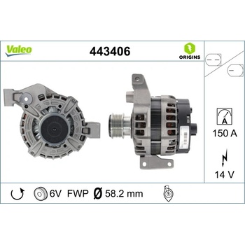 generátor VALEO 443406