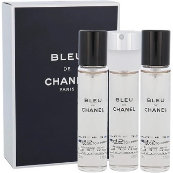 Chanel Bleu De Chanel toaletná voda pánska náplň 3 x 20 ml