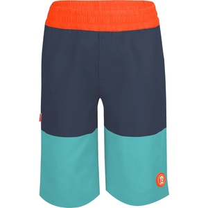 Trollkids Детски бански слипове Trollkids Kid's Kroksand Shorts Boardshorts - Dark Navy / Glow Orange / Dusky Turquoise - размер 110 (EU) (750-0811-0414)