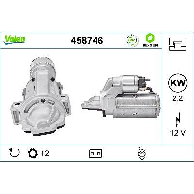 Štartér VALEO 458746
