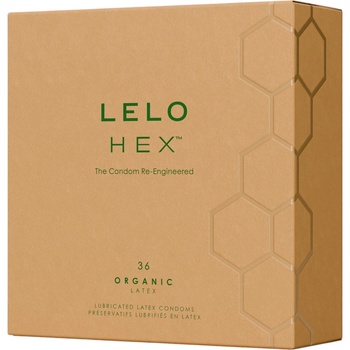 LELO Hex Organic - усилващ презерватив (36 бр. )