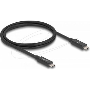 Delock Кабел E-Marker USB-C, 80 Gbps, 16K 60 Hz, PD 3.1 240 W, 1 m, черен (DELOCK-81211)