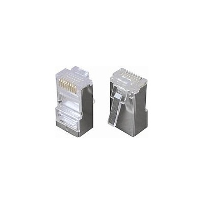 Solarix Konektor RJ45 CAT6 STP 8p8c stíněný skládaný na licnu / 100 ks KRJ45/6SH 11238904