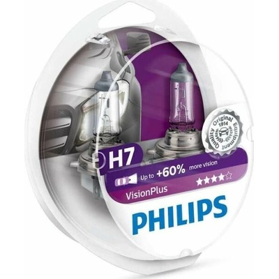 Philips VisionPlus H7 PX26d 12V 55W 12972VPS2 2ks