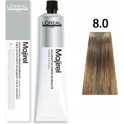 L'Oréal Professionnel Majirel barva na vlasy 8.0 Deep Light Blonde 50 ml