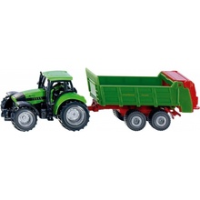 Siku Blister Traktor s univerzálnou vlečkou 1:87