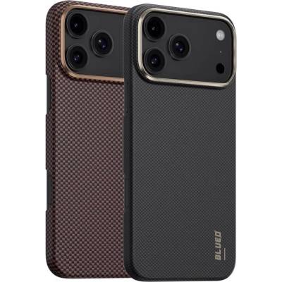Blueo Magsafe Калъф за iPhone 17 Pro, Blueo Slim Aramid Fiber Case, Кафяв (6934663706112)