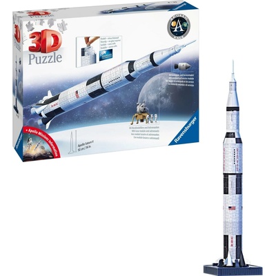 Ravensburger 3D puzzle Vesmírná raketa Saturn V 432 ks