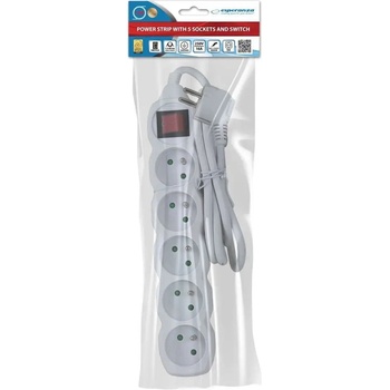 Esperanza 5 Plug 1,5 m Switch (ELK214W)