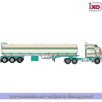 IXO Kenworth K100 Aerodyne 1976 s návěsem Béžová 1:64