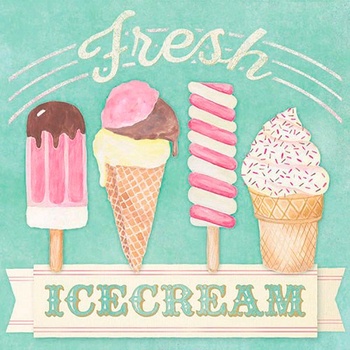 Amabiente Салфетки Ambiente Fresh Ice cream, 20 броя (13311400)
