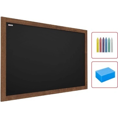 Allboards TB54_SET Tabule křídová v dřevěném rámu 50 x 40 cm