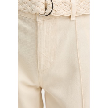 Liu Jo широк панталон дамски от лен (UA6084.T346A)