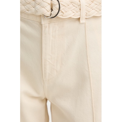 Liu Jo широк панталон дамски от лен (UA6084.T346A)