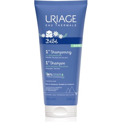 Uriage Bébé 1st Shampoo нежен детски шампоан за по-лесно разресване на косата 200ml