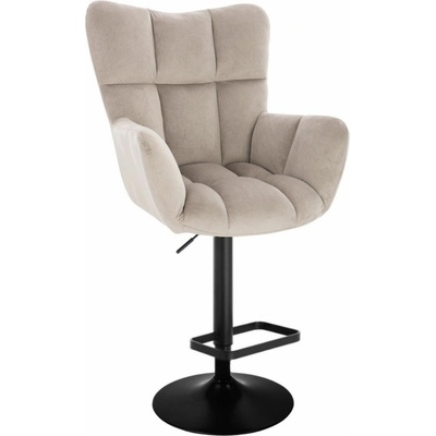 LuxuryForm Design Aurora Velur na čiernom tanieri latte