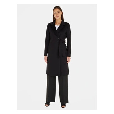 Calvin Klein Вълнено палто Essential K20K205937 Черен Regular Fit (Essential K20K205937)