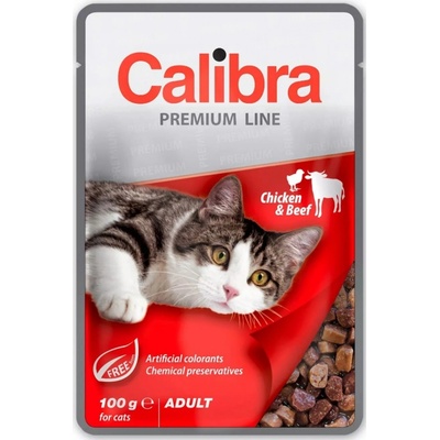 Calibra Cat Premium Adult Chicken & Beef 100 g