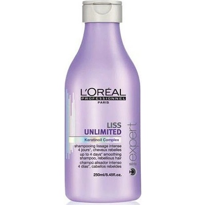 L'Oréal Liss Unlimited vyhladzujúci šampón pre krepaté a neposlušné vlasy 1500 ml