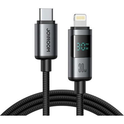 Joyroom S-A16 USB-C PD - Apple Lightning 1,2m černý