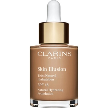 Clarins Skin Illusion Natural Hydrating Foundation озаряващ хидратиращ фон дьо тен SPF 15 цвят 113C Chestnut 30ml