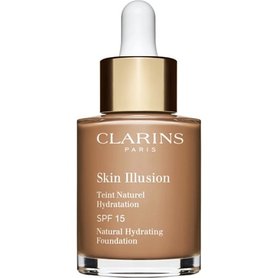 Clarins Skin Illusion Natural Hydrating Foundation озаряващ хидратиращ фон дьо тен SPF 15 цвят 113C Chestnut 30ml