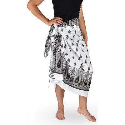 Thajsko Sarong Pareo BUN folklór bielo hnedý