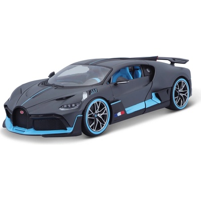 Bburago - Auta HOBBY Bugatti Divo matná tmavě šedá 1:18