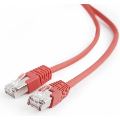 Gembird PP22-2M/R patch RJ45, cat. 5e, FTP, 2m, červená