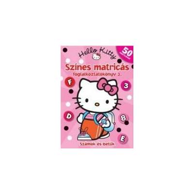 Hello kitty-Színes matricás fogl.3.Hello kitty-Színes matricás fogl.3.