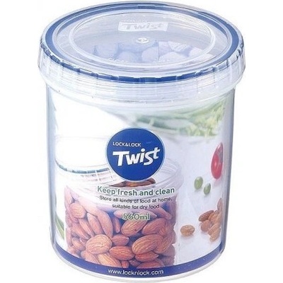 Lock&lock LLS122 Dóza TWIST kulatá 560ml